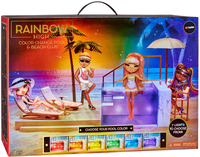 Ігровий набір для ляльок Rainbow High серії Pacific Coast Вечірка біля басейну, світло (578475)