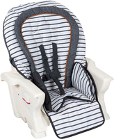 Стільчик для годування 3 в 1 Graco Table2boost Brettons Stripes Синій у смужку (3K999BTSEU) 