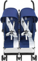 Прогулянкова коляска для двійні Maclaren Twin Triumph (Blue/Silver) 