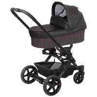 Універсальна коляска Hartan 2 в 1 VIP GTS чорна шкіра