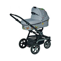 Універсальна коляска Hartan 2 в 1 Xperia GTS Butterfly check, сірий з метеликами (2304123634-1)