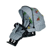 Універсальна коляска Hartan 2 в 1 Xperia GTS Butterfly check, сірий з метеликами (2304123634-1)