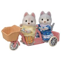  Ігровий набір Малюки Хаскі на велосипеді Sylvanian Families (5637)