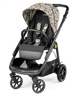 Коляска 3 в 1 Peg-Perego Veloce Grafic Gold Lounge, черный с золотым (PACK-VEL31LG000002)