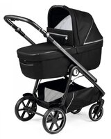 Коляска 3 в 1 Peg-Perego Veloce Black Shine Lounge, чорний (PACK-VEL31LG000005)