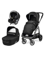Коляска 3 в 1 Peg-Perego Veloce Black Shine Lounge, чорний (PACK-VEL31LG000005) 