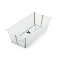 Складная ванночка для купання Stokke Flexi Bath XL, прозрачная с зеленым (535904) 