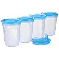Контейнери для зберігання молока BabyOno, 4 штуки (1028) 