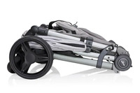 Прогулянкова коляска Baby Design WAVE 107 Silver Grey, сіра (204111)