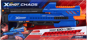 Скорострільний бластер Zuru X-Shot Excel Chaos New Orbit 24 кульки (193052040381) 