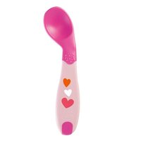 Набір дитячого посуду Chicco Ложка First Spoon 8 м+ (рожева) (16100.10) 