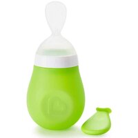 Ложка для першого прикорму Munchkin Squeeze Spoon зелена (012398.03) 
