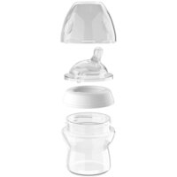 Пляшка для годування пластикова Chicco Natural Feeling з силіконовою соскою від 2 місяців 250 мл (80723.00.50)