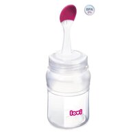 Пляшка силіконова Lovi 120 мл з ложечкою (10/832)