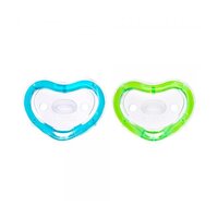 Пустушка силіконова Munchkin Latch від 3 місяців, зелена і блакитна, 2 шт. (011902.02) 