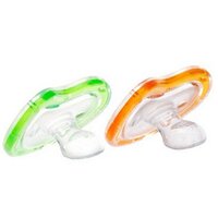 Пустушка силіконова Munchkin Latch з 3 месяців зелена та помаранчева (011902.03)