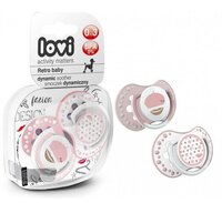 Пустушка LOVI силіконова динамічна 0-3 м. 2 шт. (22-803)