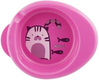 Термостійка тарілка Chicco Warmy Plate Рожева (16000.10) 