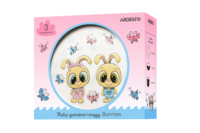 Набір дитячого посуду Ardesto Bunnies, 3 предмети (AR3456BS)