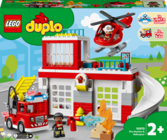 Конструктор LEGO DUPLO Пожарная часть и вертолёт (10970) 