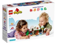 Конструктор Lego Duplo Пряничний будиночок Санти 50 деталей (10976)