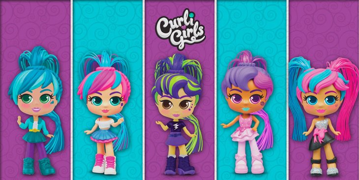 Куклы Curligirls: создавайте стильные прически из волшебных волос!