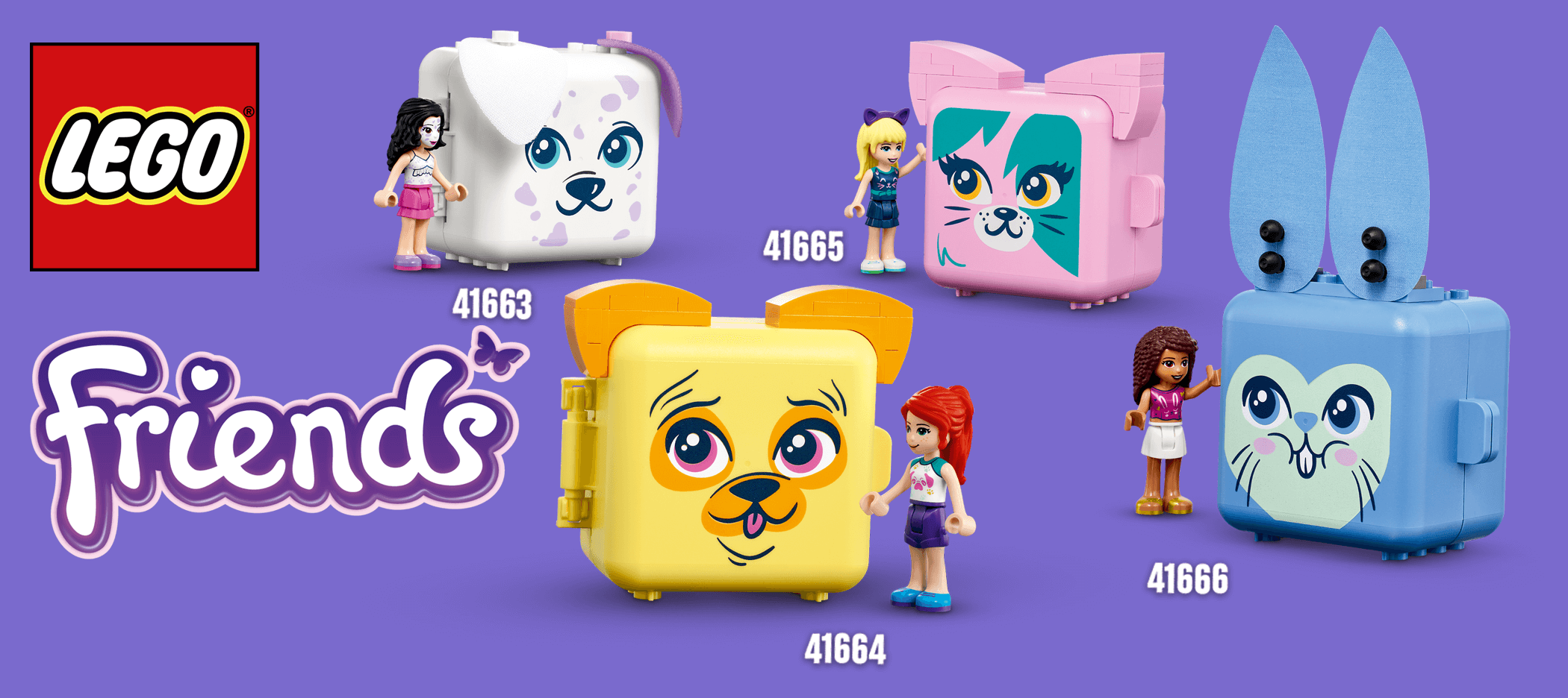 Встречайте новые игровые кубы Lego Friends!